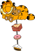 Garfield Dangle Pin