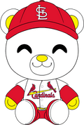 St. Louis Cardinals Bear Plush (9in)