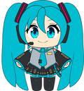 Standing Miku Plush (9in)