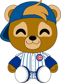 Chicago Cubs Bear Plush (9in)