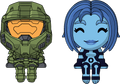 The Master Chief & Cortana Monitor Buddiez