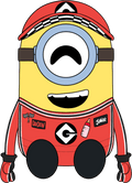 Racecar Minion Plush (9in)