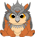 Armored Owlbear Plush (9in)
