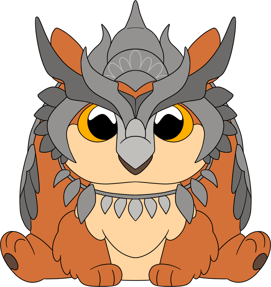 Armored Owlbear Plush (9in)