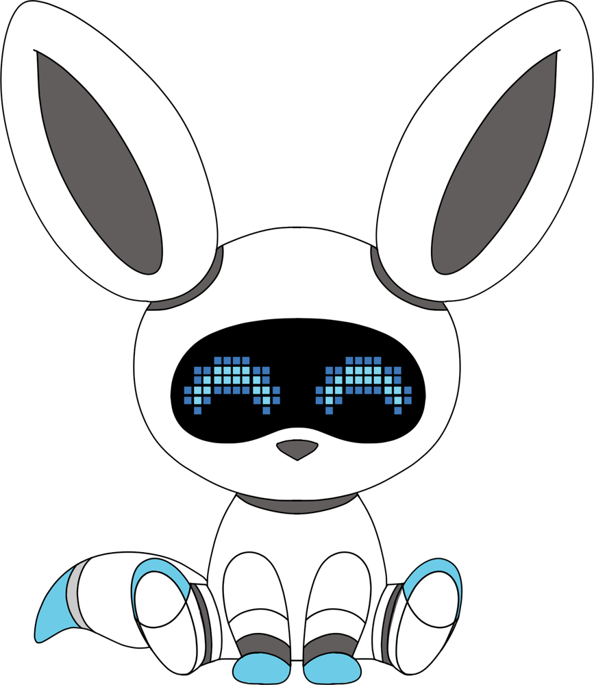 Fennec Fox Bot Plush (9in)