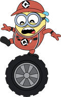 Tire Minion  Spinning Pin