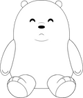 Ice Bear Plush (9in)