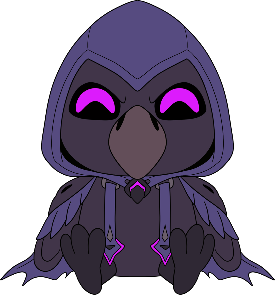 Reaper Raven Plush (9in)
