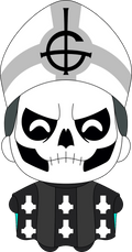 Papa II Keychain (5in)