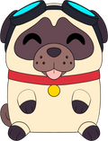 DanTDM Pug Plush (9in)