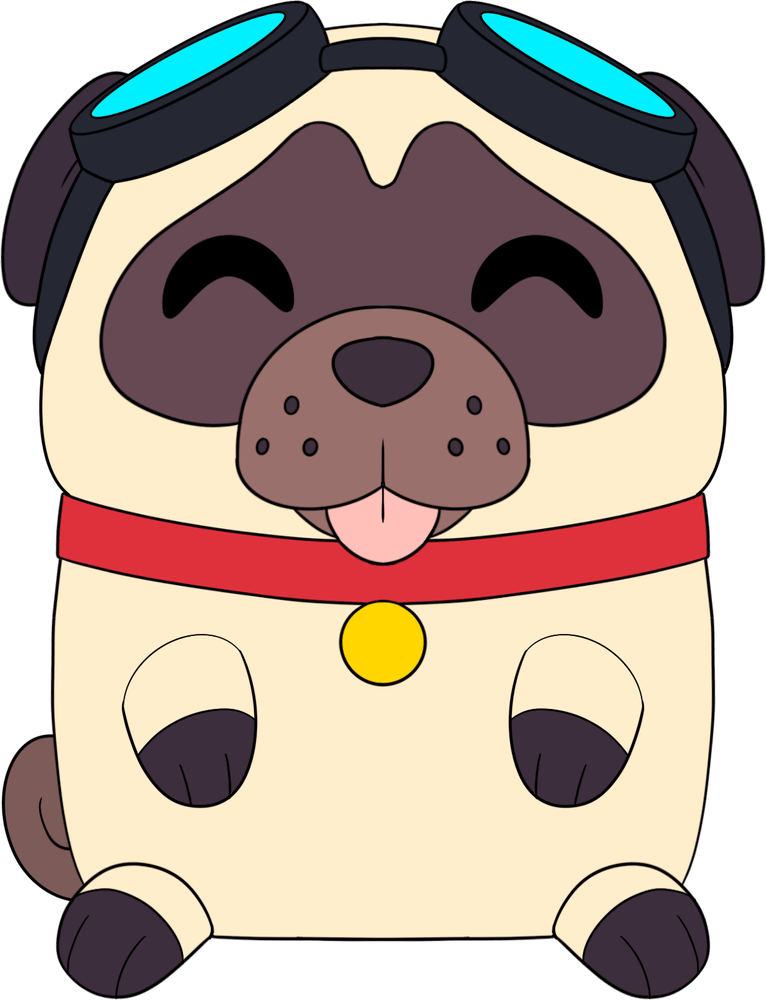 DanTDM Pug Plush (9in)