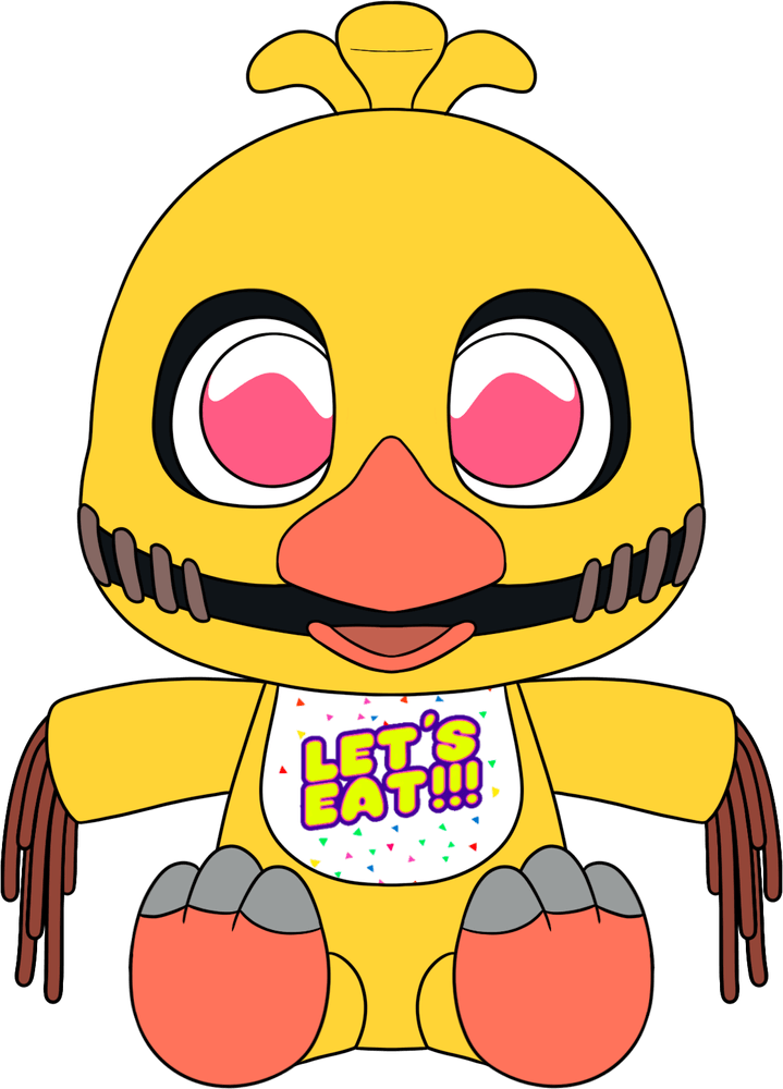 Withered Chica Plush (9in)