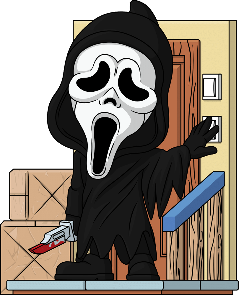 Lights Out Ghost Face