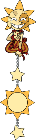 Sun Hanging Pin