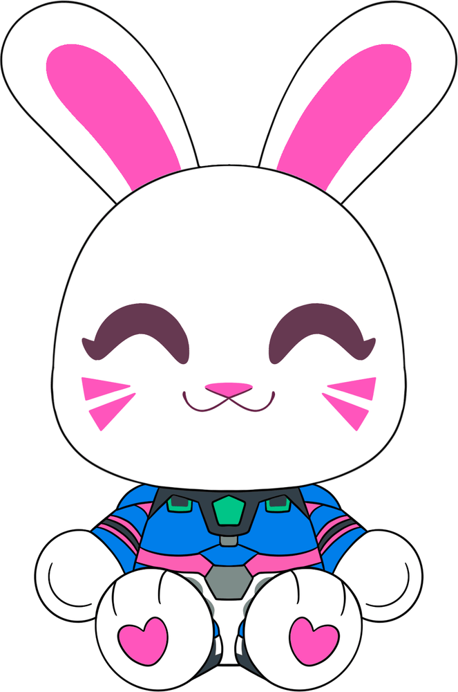 D.VA Bunny Plush (9in)