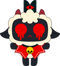 Possessed Lamb Keychain (5in)