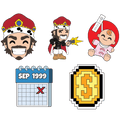Jschlatt Pin Set