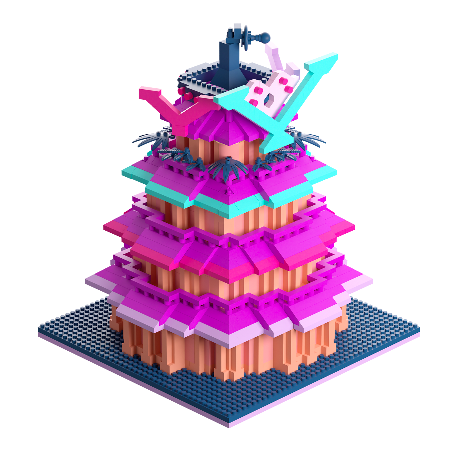 V Tower Brickset