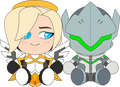 Genji & Mercy Plush (9in)