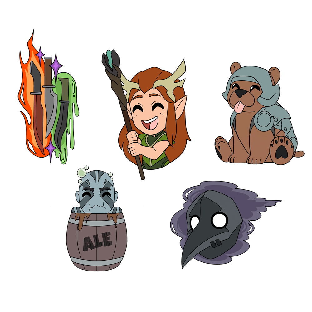 The Legend of Vox Machina Pin Set 2