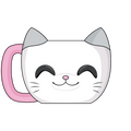 White Cat Mug