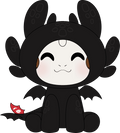 Rammie Toothless Plush (9in)