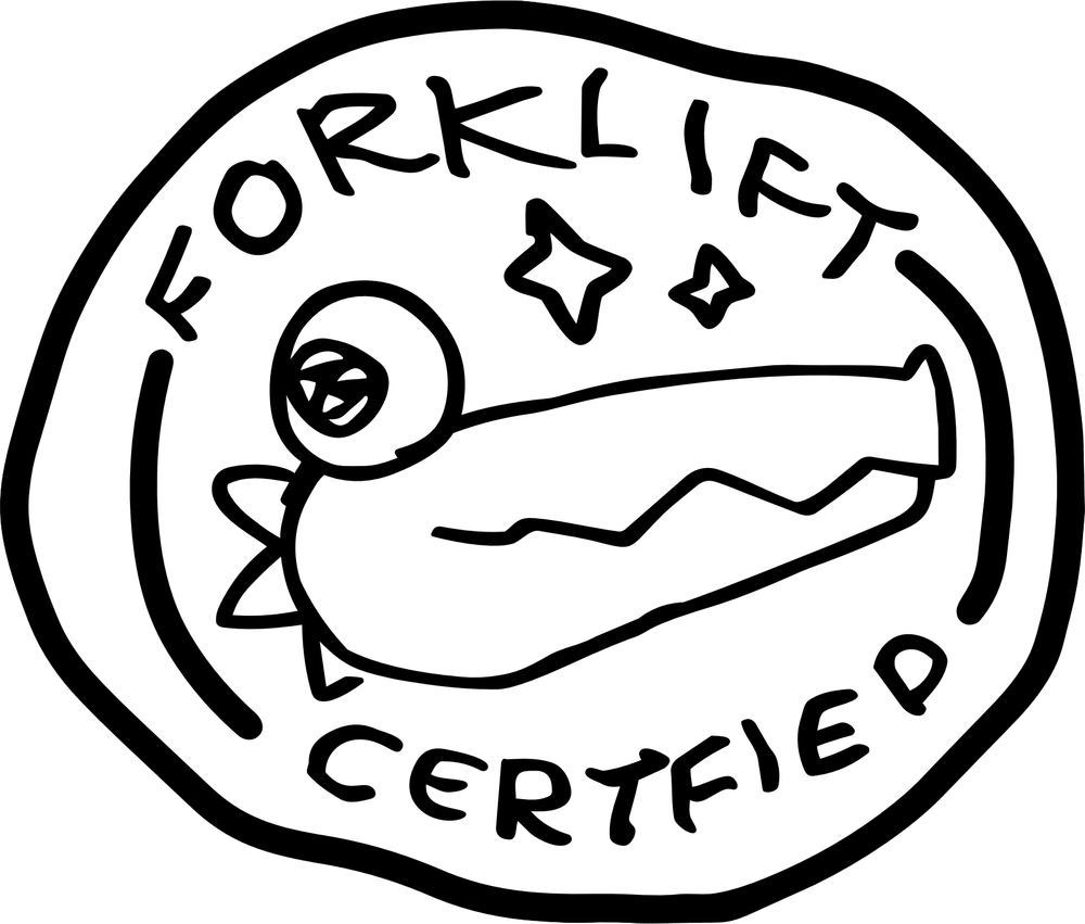 Forklift Certified Pin