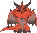 Red Dragon Plush (9in)