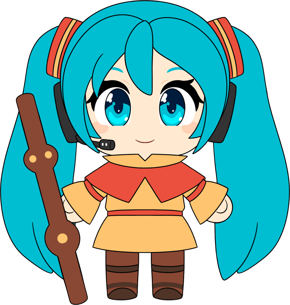 Aang Miku Plush (9in)