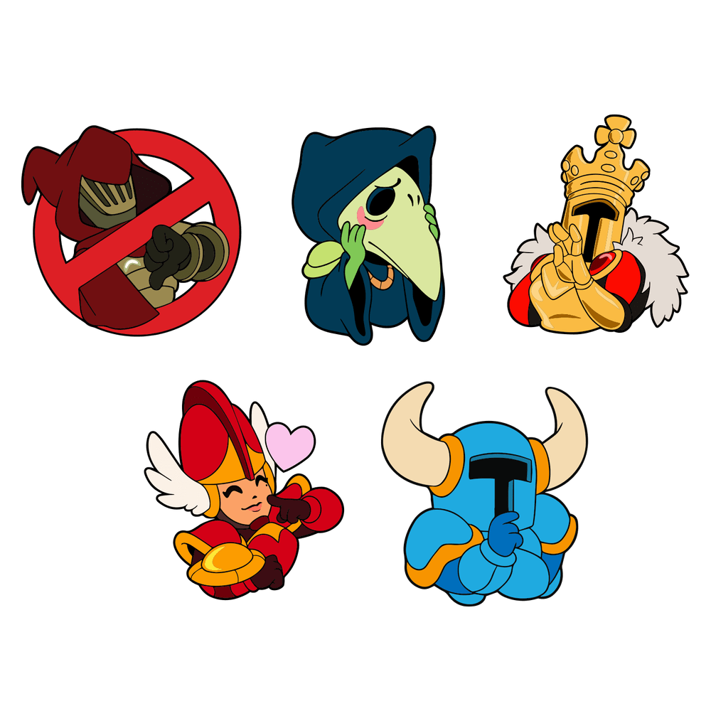 Shovel Knight Pin Set