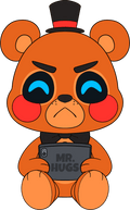 Rage Quit Toy Freddy Shoulder Rider (6in)