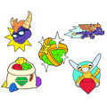 Spyro Pin Set