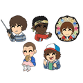 Stranger Things Pin Set
