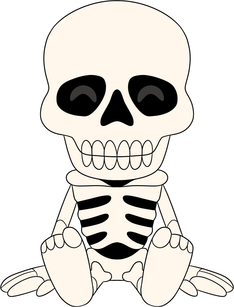 Spooky Scary Skeleton Plush (9in)